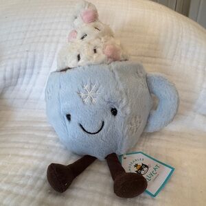Jellycat Amuseables Hot Chocolate with Marshmallows NWT